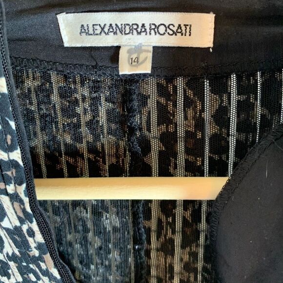 Alexandra Rosati Animal Print Jacket Sz 14 - Picture 2 of 4